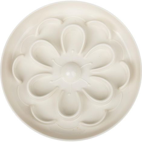 Anti Vomiting Bowl, Anti Glutton Cat Bowl, Slow Feeding Bowl, Dishwasher and Microwave, Slow for Wet/Dry Food for Small Cats and Dogs (White) (1/5)