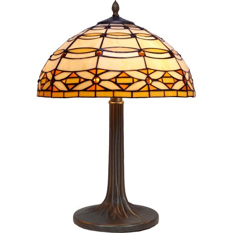 Baum-Tischlampe der Elfenbeinserie, D-40 cm