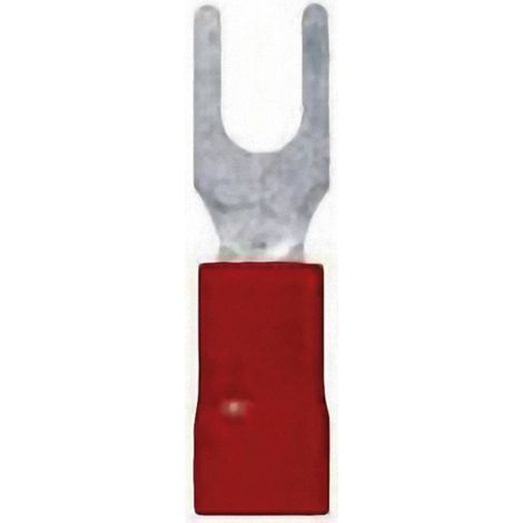 LAPPKABEL TERMINALI FORCELLA DI 0,5 MM² 1,5 MM² M4 PARTE ISOLATO ROSSO 63105050 100 ST. (1/3)