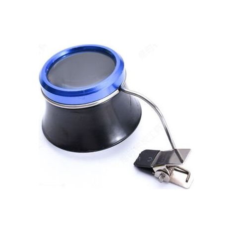 Loupe Bijoutier, Loupe à Lunettes Portable à Pince Loupe Horloger Outil De Réparation de Montres pour Diamants bijoutiers pièces de Monnaie (10X) (1/5)