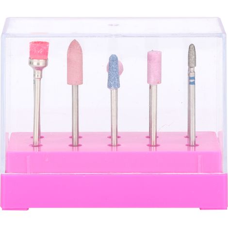 Lot 10 pièces Embouts de fraise pour perceuse à ongles, lime électrique manucure pédicure, outils de nail art (1/5)