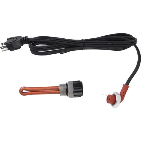 Ortviai Chauffage de Bloc Moteur Diesel 3C3Z-6A051-AA 1000 W pour Ford E-150/E-250/E-350/E-450 Super Duty 2003–2010