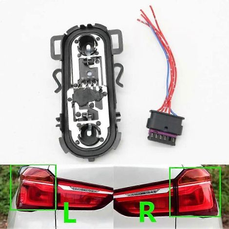 63217456407 Externe Rücklicht-Steckdosenhalterung mit Steckerkabel für BMW X1 F48 F49 XDrive20Li XDrive25 2016-2019