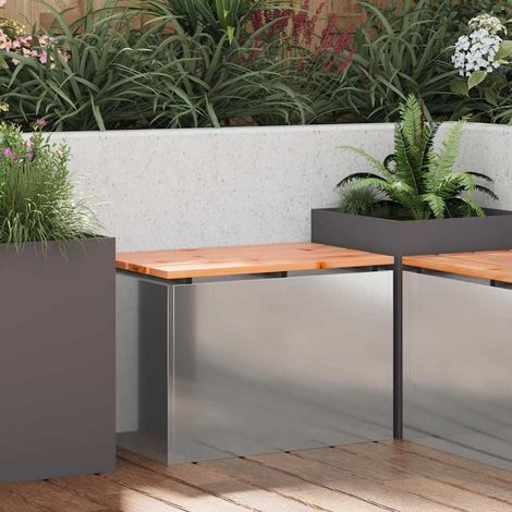 Gartenbank Verzinkter Stahl 60 x 40 x 43 cm