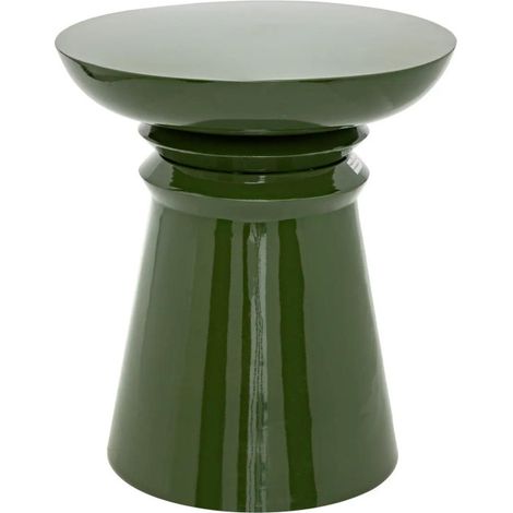 Table d'Appoint Totem "Jaya" 43cm Vert (1/3)
