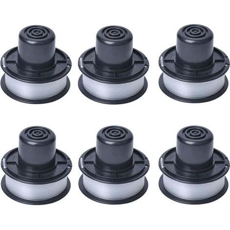 A6226 Bobine de fil compatible avec Auftipp Coupe-herbe automatique GL250 / GL310 / GL360 / GL360SB avec 6m ligne, 6-pack (1/4)