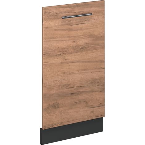 Pannello frontale della lavastoviglie Fame-Line, Rovere dorato, 45 cm senza piano di lavoro, Vicco