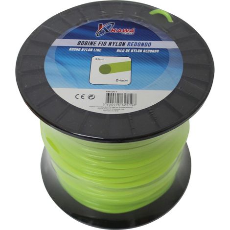 Kawapower Hilo de nylon redondo 4 mm 95 m (1/2)