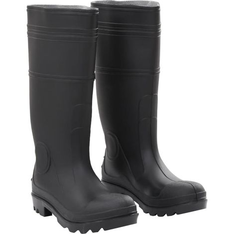 Schwarze Gummistiefel Größe 38 PVC