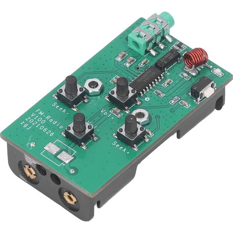 Module de réception radio FM 88-108 MHz Mini stéréo sans fil avec fonction mémoire 3 V