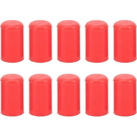 Lot de 10 bouchons en silicone de 12 mm pour tuyaux d'admission d'air automobile, bouchons à insert rouge (1/4)