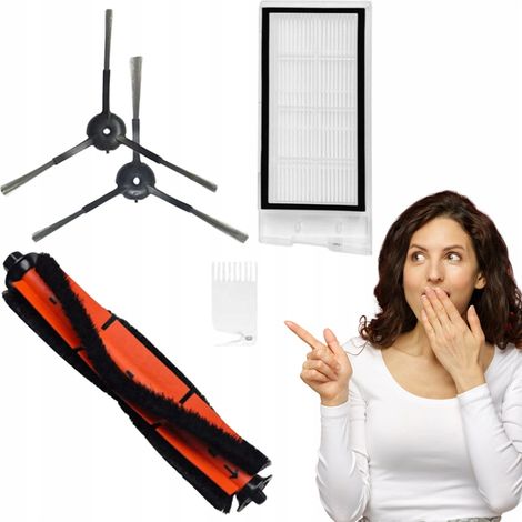 Filtri per kit di ricambi per aspirapolvere Xiaomi Roidmi EVE Plus con spazzola (1/5)