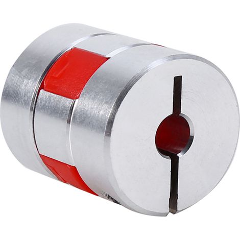 Flexible Kupplung mit 6,35 mm x 10 mm pflaumenfarbener Welle für CNC-Schrittmotor mit Encoder (1/5)