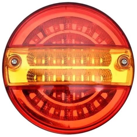 Applicable Feux arrière Clignotant De Frein Arrière, pour Camping-Car, pour Remorque, pour Caravane, pour Van, pour Camion, pour Tracteur, pour ATV Feu arrière(Red Yellow) (1/5)