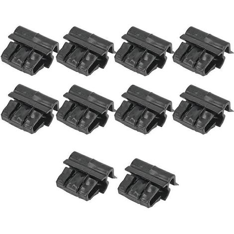 Lot de 10 boucles en plastique pour coffre avant de Tesla Model 3, clip de fixation du capot avant (réf. 1472872-00-C). (1/4)