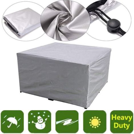 Housse de protection imperméable pour meubles de jardin, tissu Oxford 210D, housse de protection pour table 14014090cm (1/5)