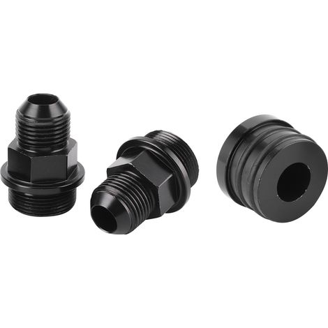 Adaptateur reniflard bloc arrière M28 vers 10AN, raccord ventilation moteur noir compatible Honda B16 B18C (1/5)