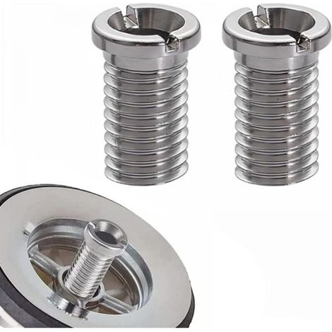 2 tornillos para cesta de fregadero, tornillos para cesta de fregadero, tornillos de acero inoxidable de 25 mm para cesta de fregadero, tornillos de acero inoxidable para tapón de desagüe