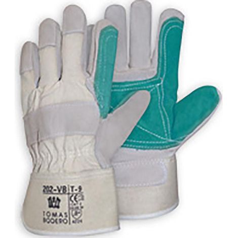 guante tela reforzado serraje talla 8-9 t/guante talla xl-10 (caja 10)
