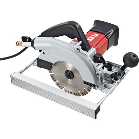 Flex Troncatrice ad acqua con lama diamantata per pietre, tagli obliqui fino a 45°, con interruttore PRCD, CS 60 WET - 374016