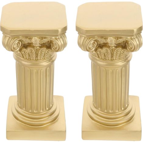 de colonnes romaines grandes figurines en résine lot de 2