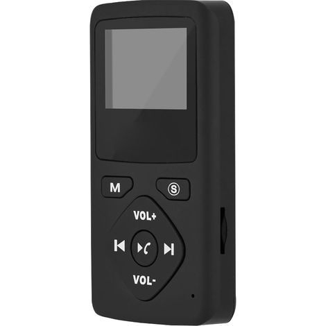 Radio numérique portable DAB/DAB+ de poche avec lecteur MP3 Bluetooth et écouteurs intégrés