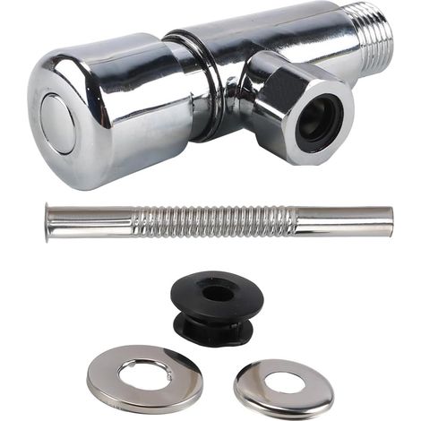 Zinc Alloy Manual Flush Tap for Urinals Manual Delay Flush Button Kit for Toilet and Urinals (1/5)