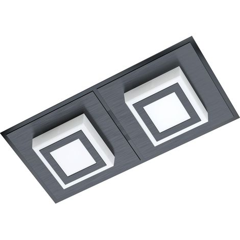 LED Plafonnier Masiano 1, Applique murale 2 flammes, Lampe de plafond (1/5)