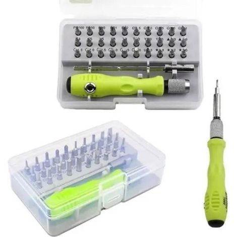 Kit de tournevis magnétique de précision,32 pièces,mini tournevis avec manche réglable (1/5)