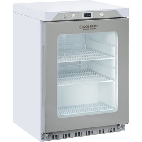 Armoire réfrigérée positive 200 L - Porte vitrée LED - Thermostat numérique - 2 étagères réglables - Cool Head (1/5)