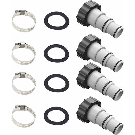 Green Mobility-Adaptateurs de tuyau de piscine, diamètres 38 mm et 32 mm, pour raccords de tuyau (4 pièces) (1/4)