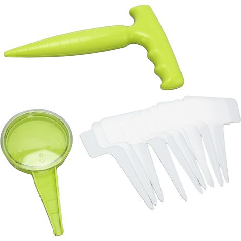 Semoir de jardin réglable avec outils manuels, 5 vitesses réglables (1/5)