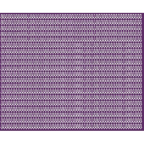 Adesivi a forma di freccia 4x8 mm, 1160 pezzi, viola opaco