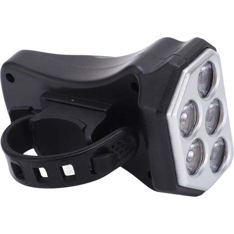 Phare de vélo étanche IPX6 avec base de montage, résistant aux chocs, rechargeable 1200 mAh pour le cyclisme (1/5)
