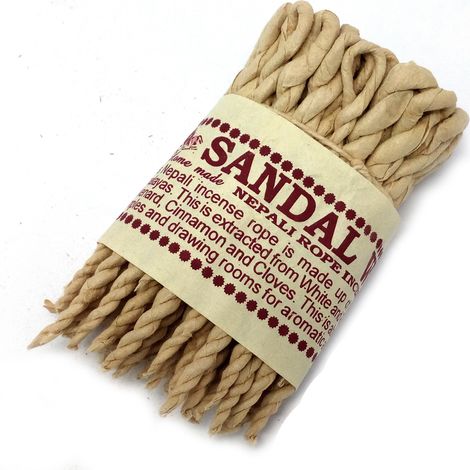 Corde d'encens aux herbes pures - Bois de santal et épices- Vendu par 1 (1/4)