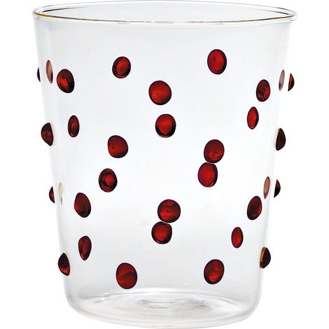 Bicchiere Zafferano Party Tumbler Rosso 45 Cl Set 6 pezzi In Vetro (1/5)