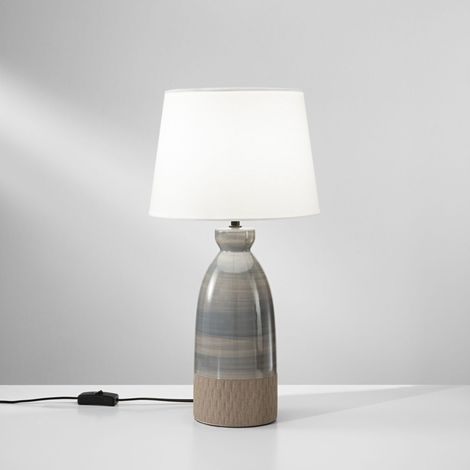 LAMPADA DA TAVOLO NAVAJO E27 D.25XH49CM TORTORA. (1/3)