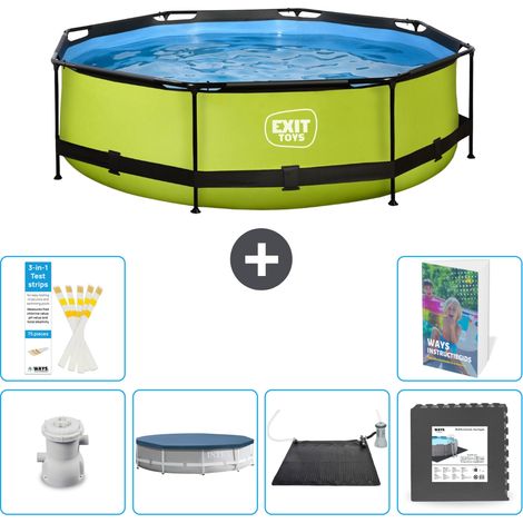 Exit Pool Rund - 300x76 cm - 7-teilig S195