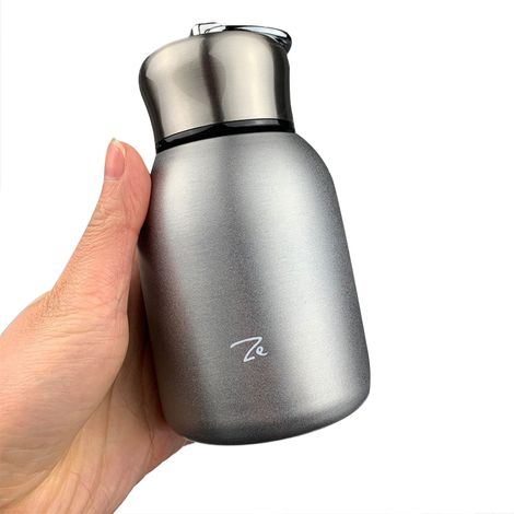Botella térmica moderna, a prueba de fugas y portátil minibotella ligera de acero inoxidable para niños, hombres y mujeres, para el hogar, la oficina o la escuela (300 ml/10 oz, disponible en varios c (1/5)