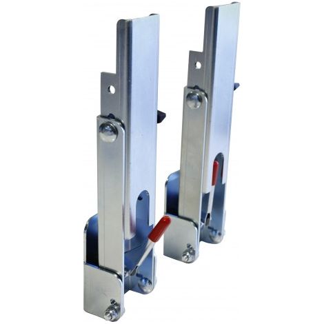 Edma – Set de 2 clips de fixation pour bardage à recouvrement – Ajustable 160-255 mm – Pour bardages 6-16 mm d'épaisseur – Installation facile par 1 personne