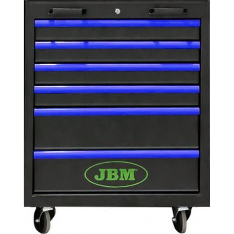 JBM 16628 Armadio a 6 cassetti per officina - Blu