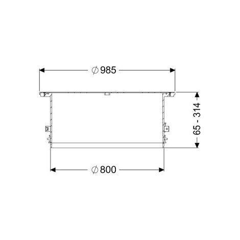KESSEL 8740181 Pièce d'appui avec plaque de recouvrement