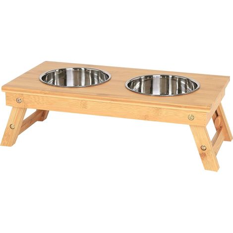 lionto Ciotole per Cani scaffale Ciotola per Animali mangiatoia per Animali Domestici (1/5)