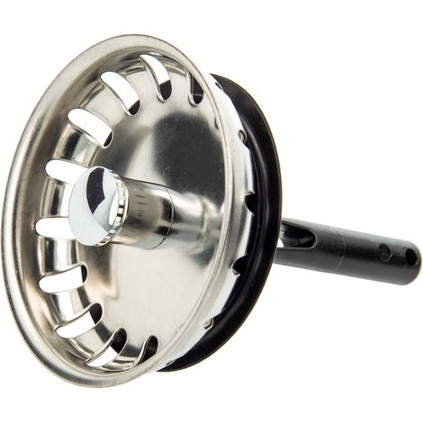 tecuro Siebkörbchen Siebkorb Ø 54 mm mit Kunststoff-Führungsstange 8 mm (1/5)