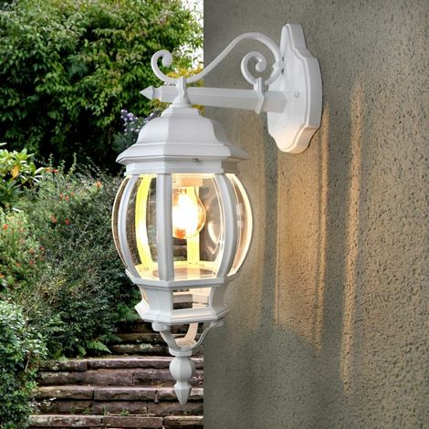[NEUWERTIG] B-Ware Lindby Außenwandleuchte Theodor Wandleuchte Wandlampe Außenlampe Leuchte Weiß