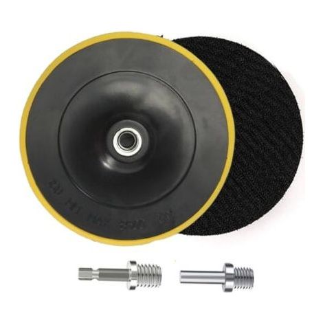 2 Pieces Sanding Pad, Grip Sanding Discs for Rotary Tool Sanding Polishing 180MM, M16 (1/5)