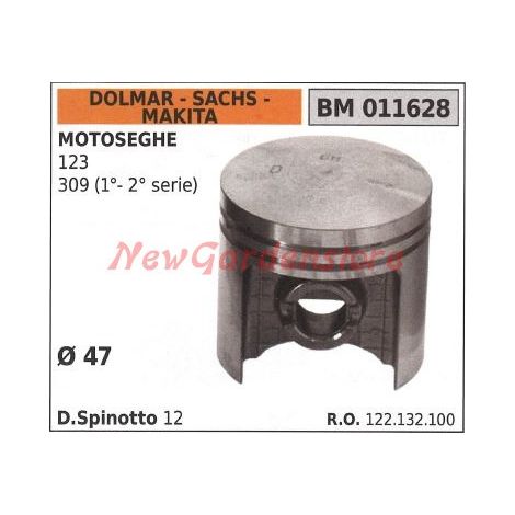 Kettensägenkolben 123 309 Ø  47 mm DOLMAR 011628
