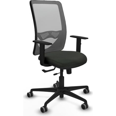 Silla de oficina piqueras y crespo Zulema gris soporte lumbar ajustable (1/2)