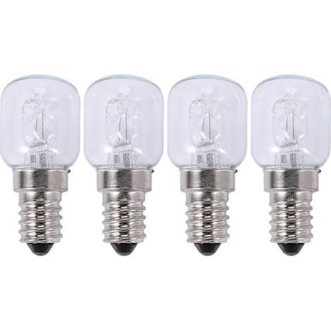 KLVGTIFS PU - 4 ampoules halogènes E14 haute température 500 degrés 25 W pour four, culot E14 250 V, ampoule à quartz 25 W (1/3)