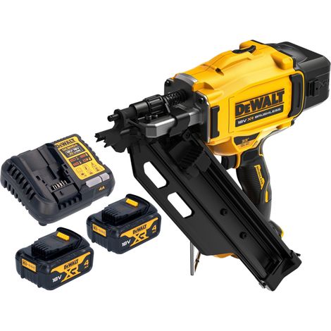 Clavadora a batería DeWalt DCN 930 M2 de 18 V, 50-90 mm, sin escobillas + 2 baterías de 4,0 Ah + cargador (1/5)
